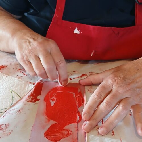 workshop afdrukken met drankkarton tetrapak