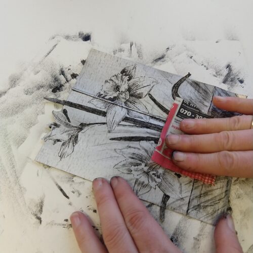 workshop afdrukken met drankkarton tetrapak