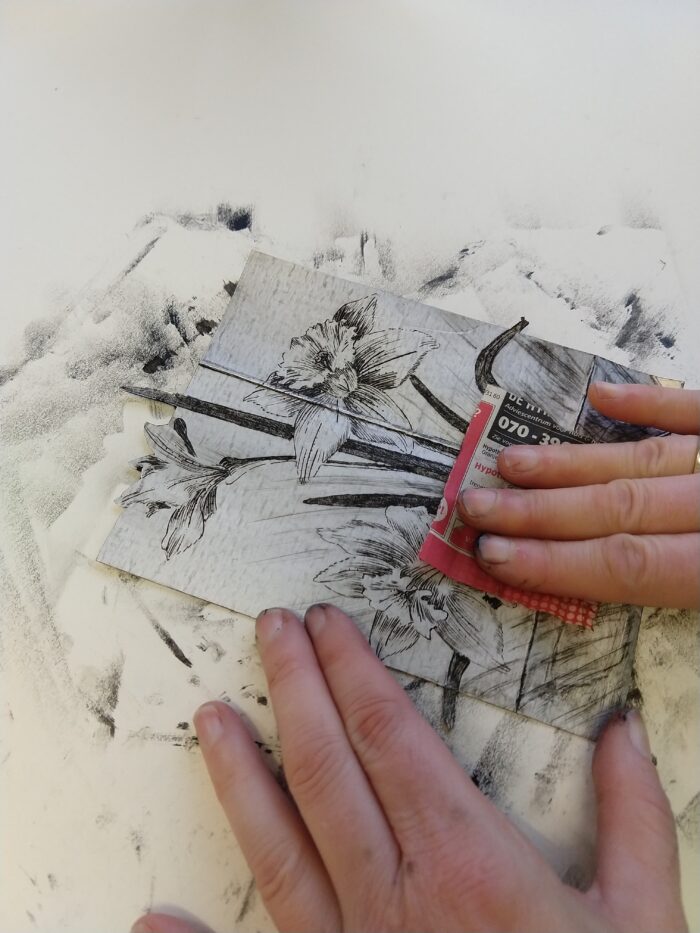 workshop afdrukken met drankkarton tetrapak